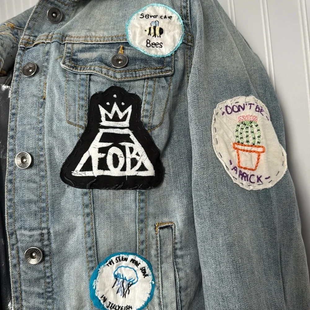 Denim patch jacket - Picture 14 of 16